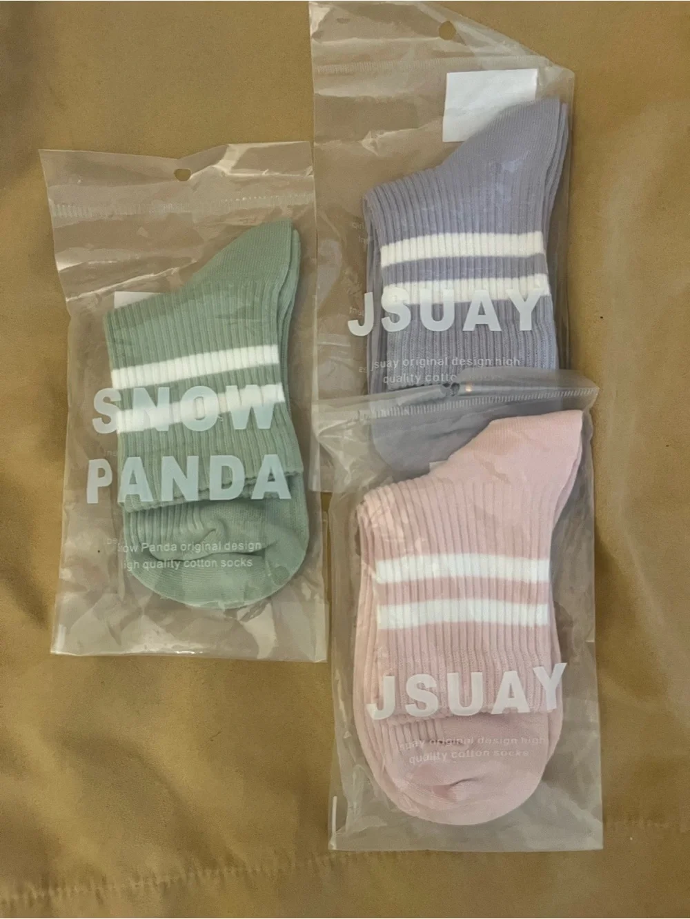 Snow Panda/Jsuay Original Design Fashion Socks